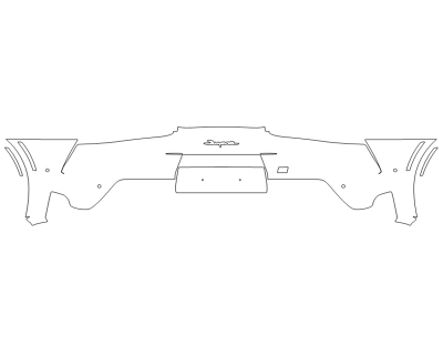 2024 TOYOTA SUPRA 3.0 PREMIUM REAR BUMPER - FULL - SENSORS