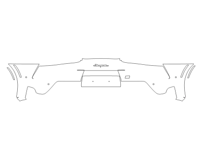 2024 TOYOTA SUPRA 3.0 PREMIUM REAR BUMPER - FULL - SENSORS - (WRAPPED EDGES)