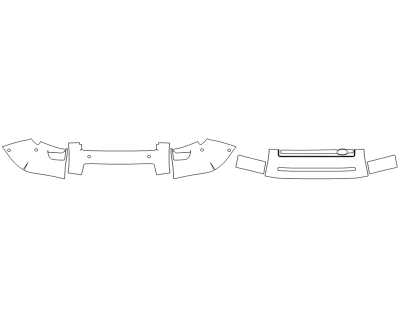 2024 LAND ROVER DEFENDER 110 S BUMPER (MULTI PIECE) - SENSORS