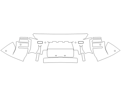 2024 LAND ROVER DEFENDER 110 V8 REAR BUMPER - SENSORS