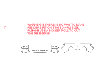 2024 LAND ROVER DEFENDER 110 X-DYNAMIC HSE HOOD FENDERS MIRRORS 18 INCH - (WRAPPED EDGES)