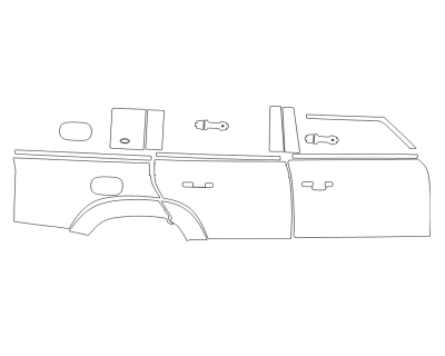 2024 LAND ROVER DEFENDER 130 OUTBOUND PASSENGER SIDE - WITH FENDER FLARES