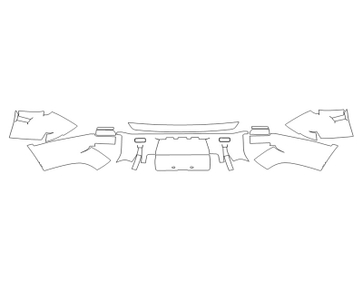 2024 LAND ROVER DEFENDER 130 X-DYNAMIC SE REAR BUMPER - 2 PIECE