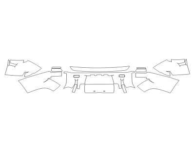 2024 LAND ROVER DEFENDER 130 X-DYNAMIC SE REAR BUMPER - FENDER FLARES - 2 PIECE