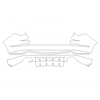 2023 ACURA MDX PLATINUM ELITE REAR BUMPER