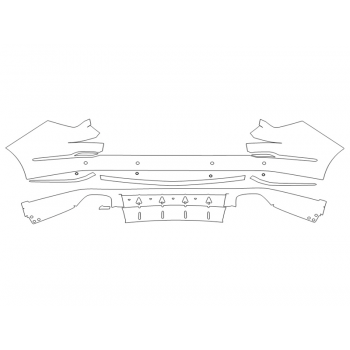 2023 ACURA MDX TYPE S REAR BUMPER WITH SENSORS