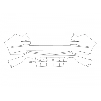 2023 ACURA MDX TYPE S ADVANCE REAR BUMPER