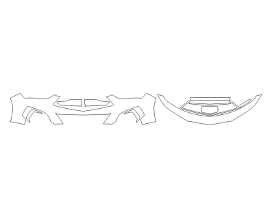 2023 ACURA TLX TECHNOLOGY BUMPER (MULTI PIECE)