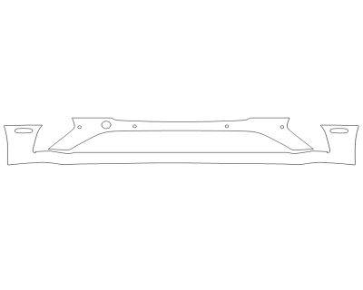 2023 BENTLEY GT A BUMPER WITH SENSORS