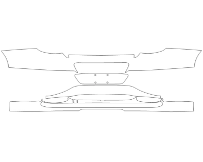 2023 BENTLEY GT A REAR BUMPER