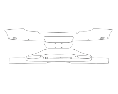 2023 BENTLEY GT AZURE REAR BUMPER WITH SENSORS