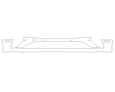 2023 BENTLEY GT MULLINER BUMPER WITH SENSORS