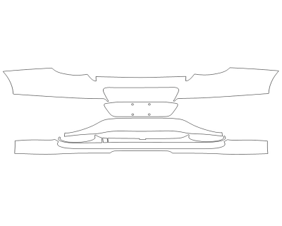 2023 BENTLEY GT MULLINER REAR BUMPER