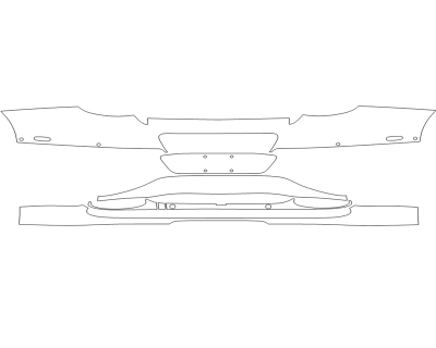 2023 BENTLEY GT SPEED REAR BUMPER WITH SENSORS