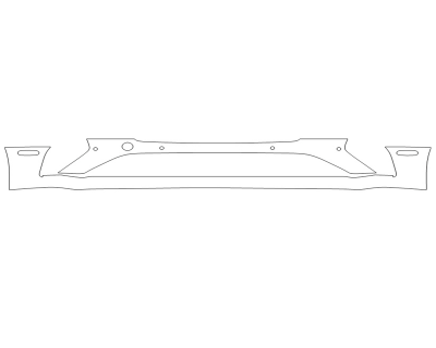 2023 BENTLEY GTC A BUMPER WITH SENSORS