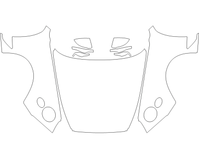 2023 BENTLEY GTC A FULL HOOD FENDERS MIRRORS(WRAPPED EDGES)