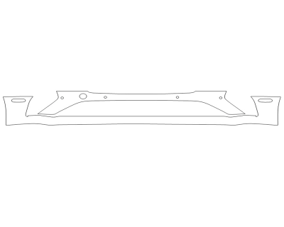 2023 BENTLEY GTC AZURE BUMPER WITH SENSORS