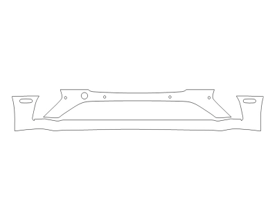 2023 BENTLEY GTC MULLINER BUMPER WITH SENSORS