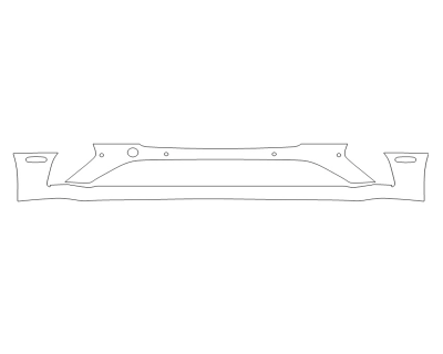 2023 BENTLEY GTC S BUMPER WITH SENSORS