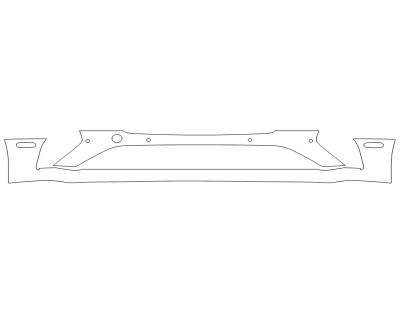 2023 BENTLEY GTC SPEED BUMPER WITH SENSORS