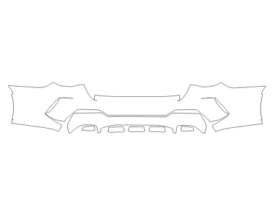 2023 BMW 4 SERIES 440I XDRIVE COUPE REAR BUMPER