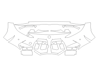 2023 BMW M3 CS BUMPER WITH SENSORS