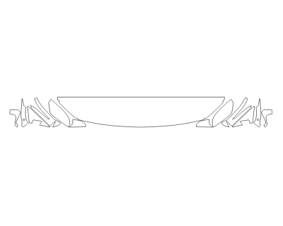 2023 BMW M3 CS HOOD FENDERS MIRRORS 12 INCH (WRAPPED EDGES)