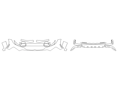 2023 BMW M340I XDRIVE BUMPER (MULTI PIECE)