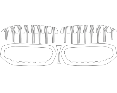 2023 BMW M340I XDRIVE GRILL