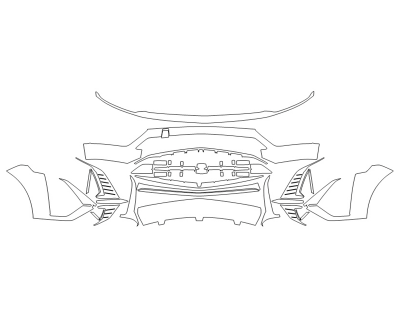 2023 CADILLAC LYRIQ SPORT BUMPER