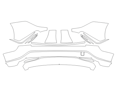 2023 CADILLAC LYRIQ SPORT REAR BUMPER