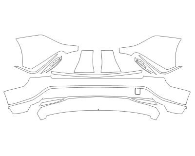 2023 CADILLAC LYRIQ TECH REAR BUMPER