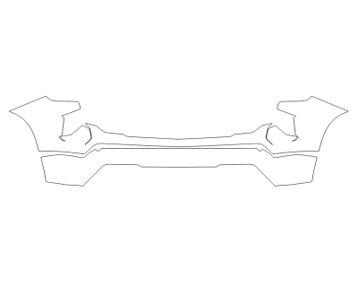 2023 CHEVROLET SILVERADO 1500 CUSTOM TRAIL BOSS BUMPER