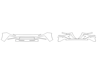 2023 HYUNDAI SANTA FE ESSENTIAL BUMPER (MULTI PIECE)WITH SENSORS