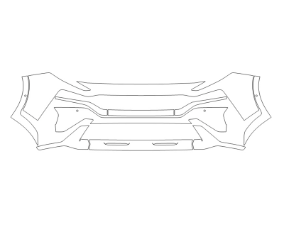 2023 HYUNDAI SANTA FE ESSENTIAL BUMPER WITH SENSORS