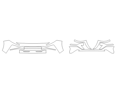 2023 HYUNDAI SANTA FE ULTIMATE CALLIGRAPHY BUMPER (MULTI PIECE)