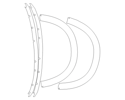 2024 RAM RAM 2500 BIG HORN REAR FENDER FLARES