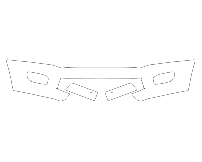 2024 RAM RAM 2500 LARAMIE BUMPER (MULTI PIECE)