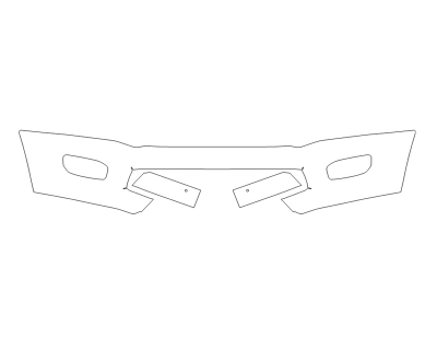 2024 RAM RAM 2500 LARAMIE BUMPER (MULTI PIECE)