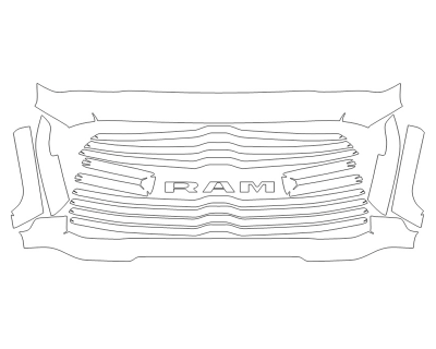 2022 RAM RAM 2500 LARAMIE GRILL