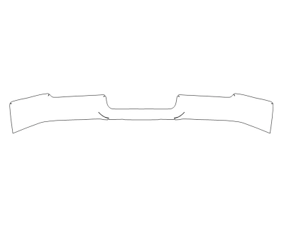 2022 RAM RAM 2500 LIMITED REAR BUMPER