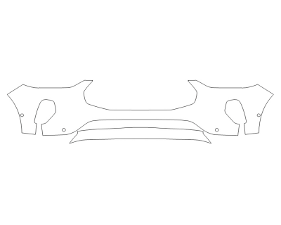 2023 FORD ESCAPE PLATINUM BUMPER WITH SENSORS