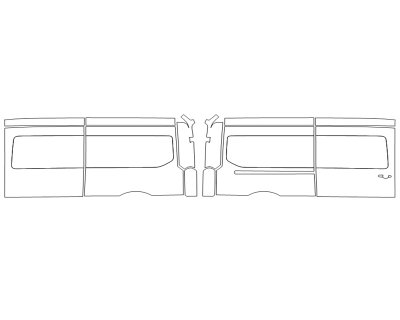 2023 FORD E-TRANSIT BASE FULL SIDE DOORS