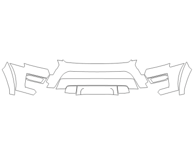 2023 FORD EXPEDITION KING RANCH BUMPER (MULTI PIECE)