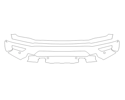 2023 FORD F-150 RAPTOR BUMPER WITH SENSORS