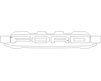 2023 FORD F-150 RAPTOR GRILL