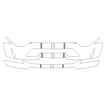 2023 FORD F-150 SHELBY BUMPER W/STRIPES