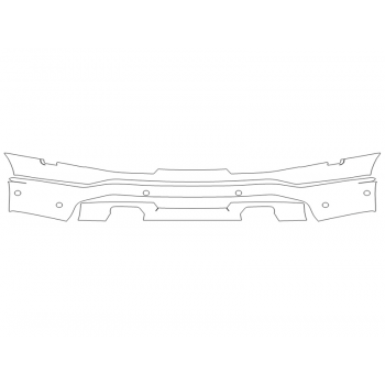 2023 FORD F-150 LIGHTNING LARIAT BUMPER WITH SENSORS