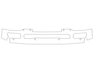 2023 FORD F-250 SUPER DUTY KING RANCH BUMPER WITH SENSORS