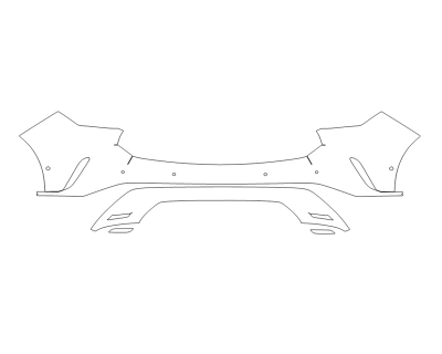 2023 LEXUS RX 350H BASE REAR BUMPER WITH SENSORS